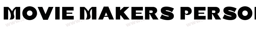 Movie Makers Persona字体转换